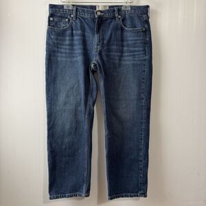 Everlane The Cropped Shortie Organic Cotton Jeans Blue Size 30 Regular Womens